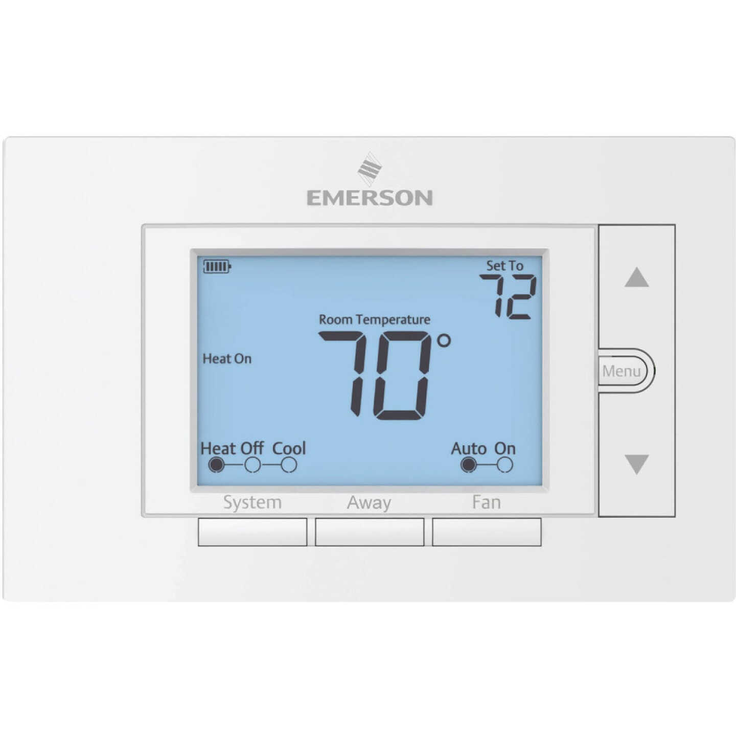 White Rodgers Universal Non-Programmable White Digital Thermostat Image 1