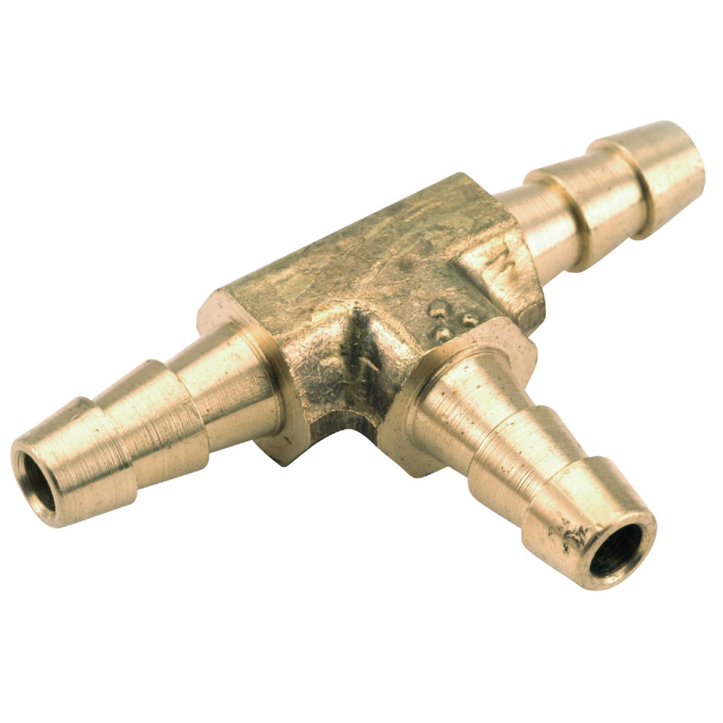 Anderson Metals 3/8 In. ID Brass Hose Barb Insert Tee Image 1