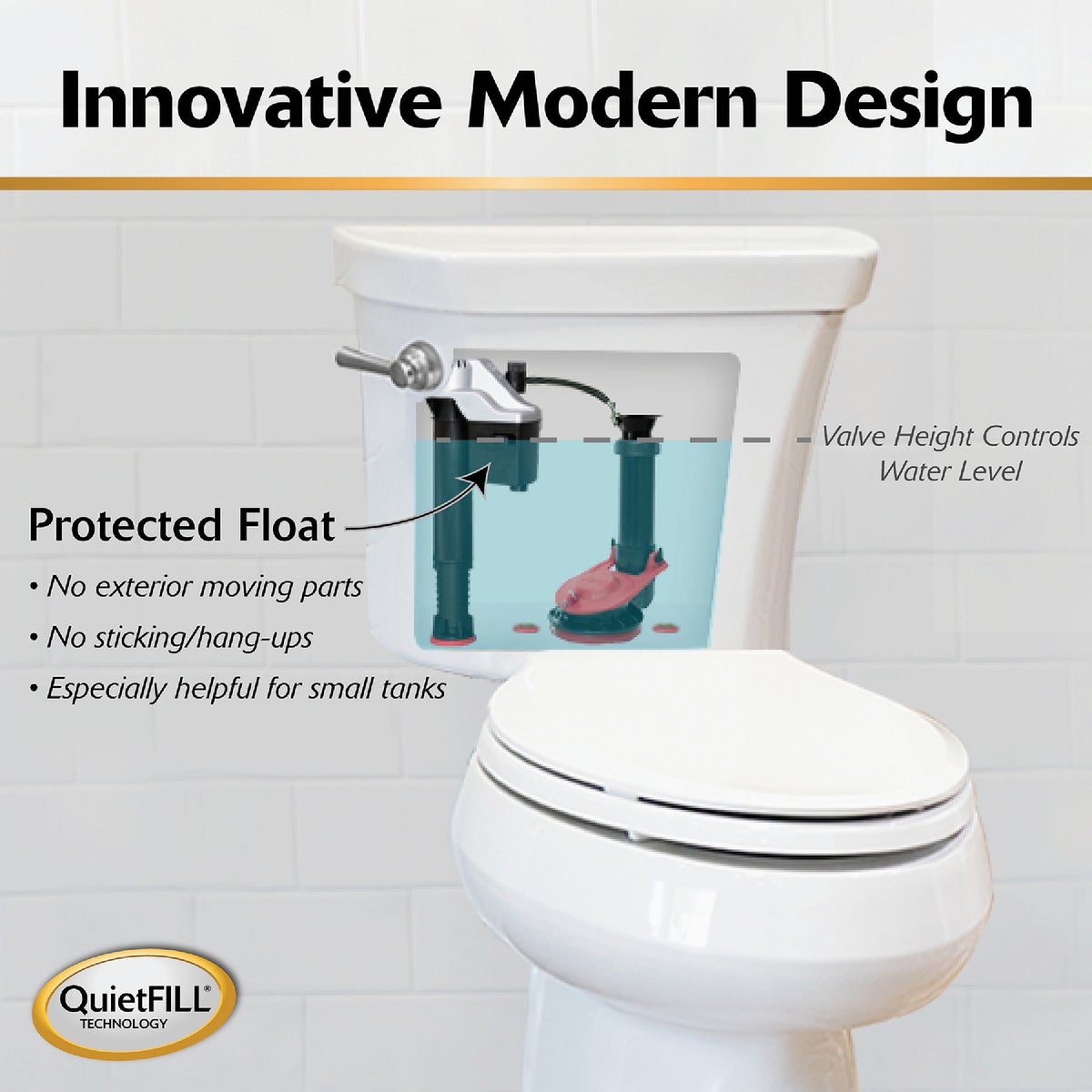 Korky QuietFILL Platinum Fill Valve  Image 3