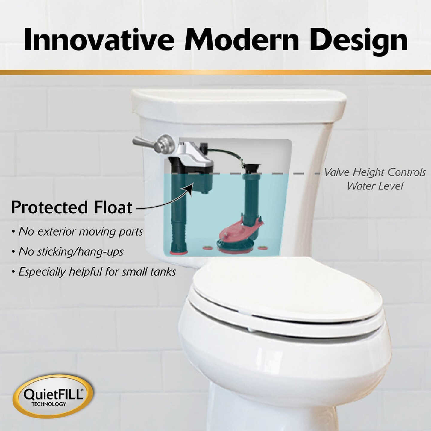 Korky QuietFILL Platinum Fill Valve Image 3