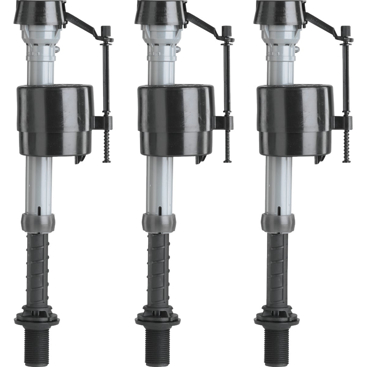Fluidmaster 3.5 - 7 GPF Plastic Universal Anti-Siphon Fill Valve (3 Ct.)