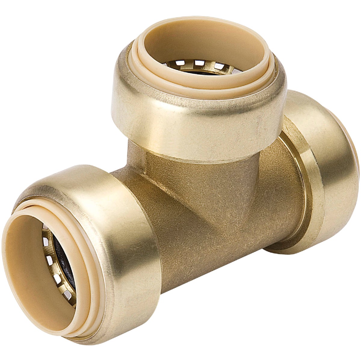 ProLine 3/4 In. PF Brass Push Fit Tee