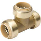 ProLine 3/4 In. PF Brass Push Fit Tee Image 1