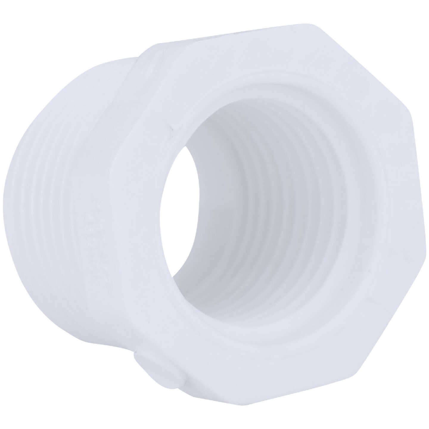 Charlotte Pipe 1-1/4 In. MPT x 1/2 In. FPT Schedule 40 PVC Bushing Image 1