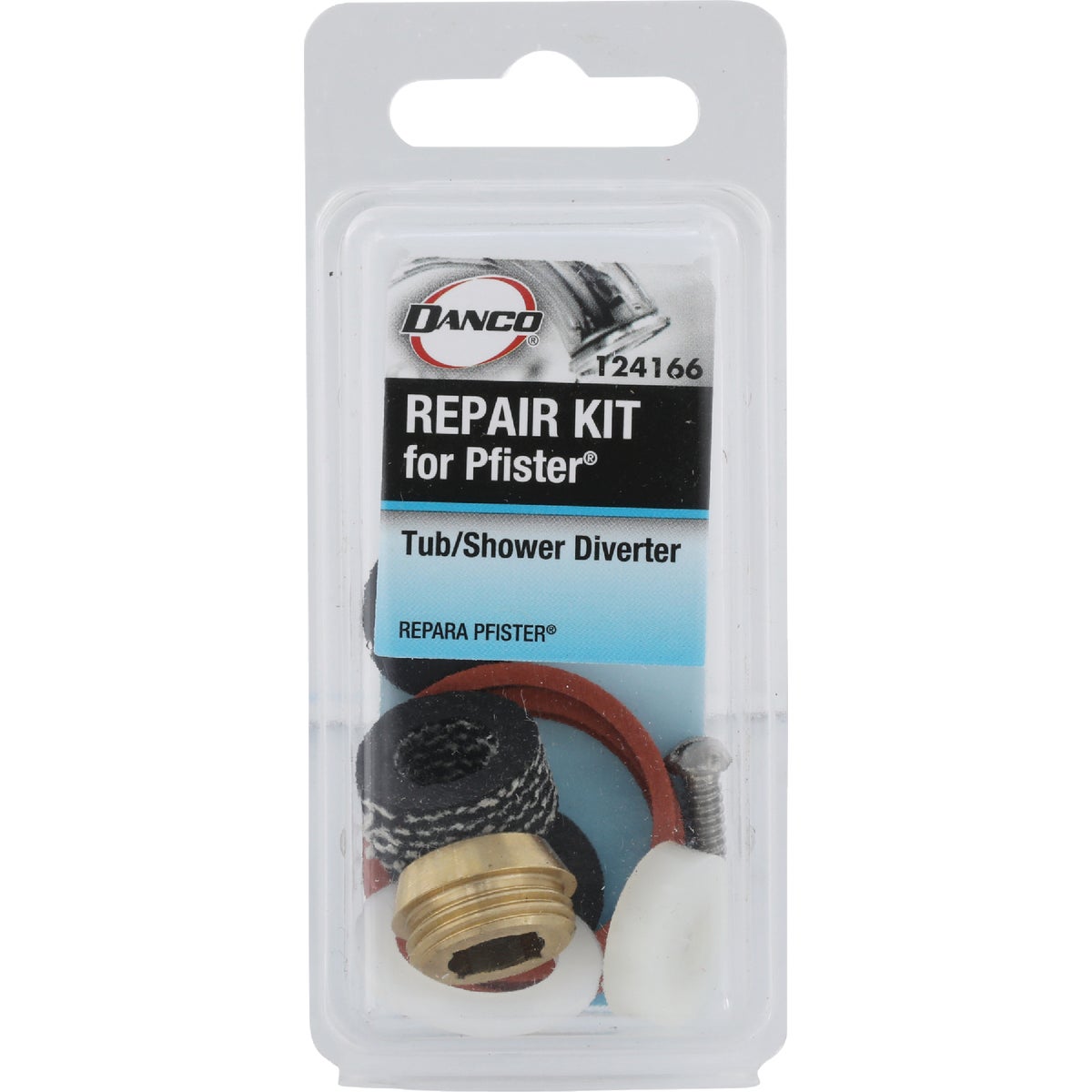 Danco Price Pfister, Tub/Shower Diverter Rubber, Metal, Fiber Faucet Repair Kit Image 2