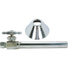 BrassCraft 1/2 In. Sweat x 3/8 In. OD Compression Straight Brass Valve Image 1