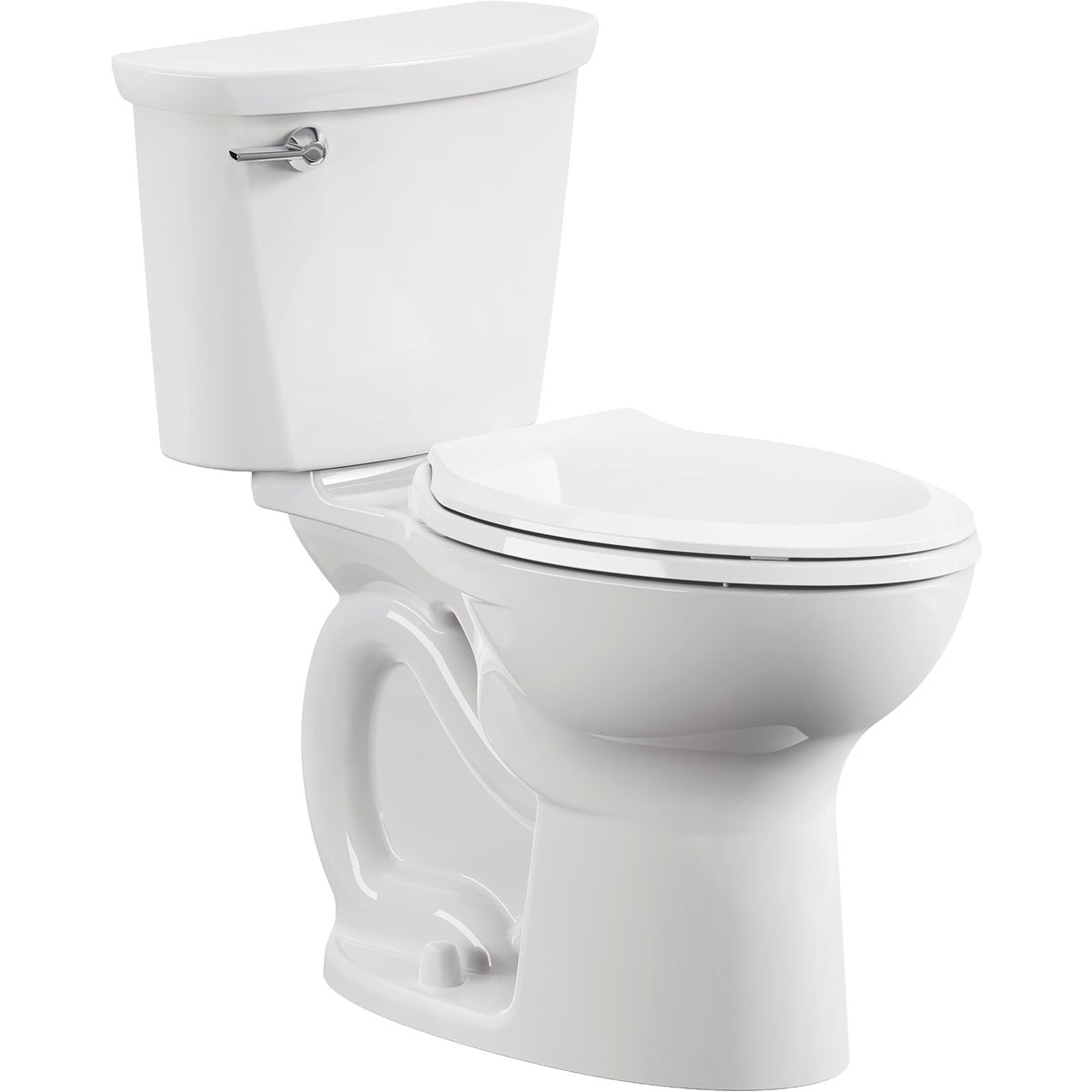 American Standard Cadet 10 In. Rough-In White Chair Height Elongated Bowl 1.28 GPF Toilet