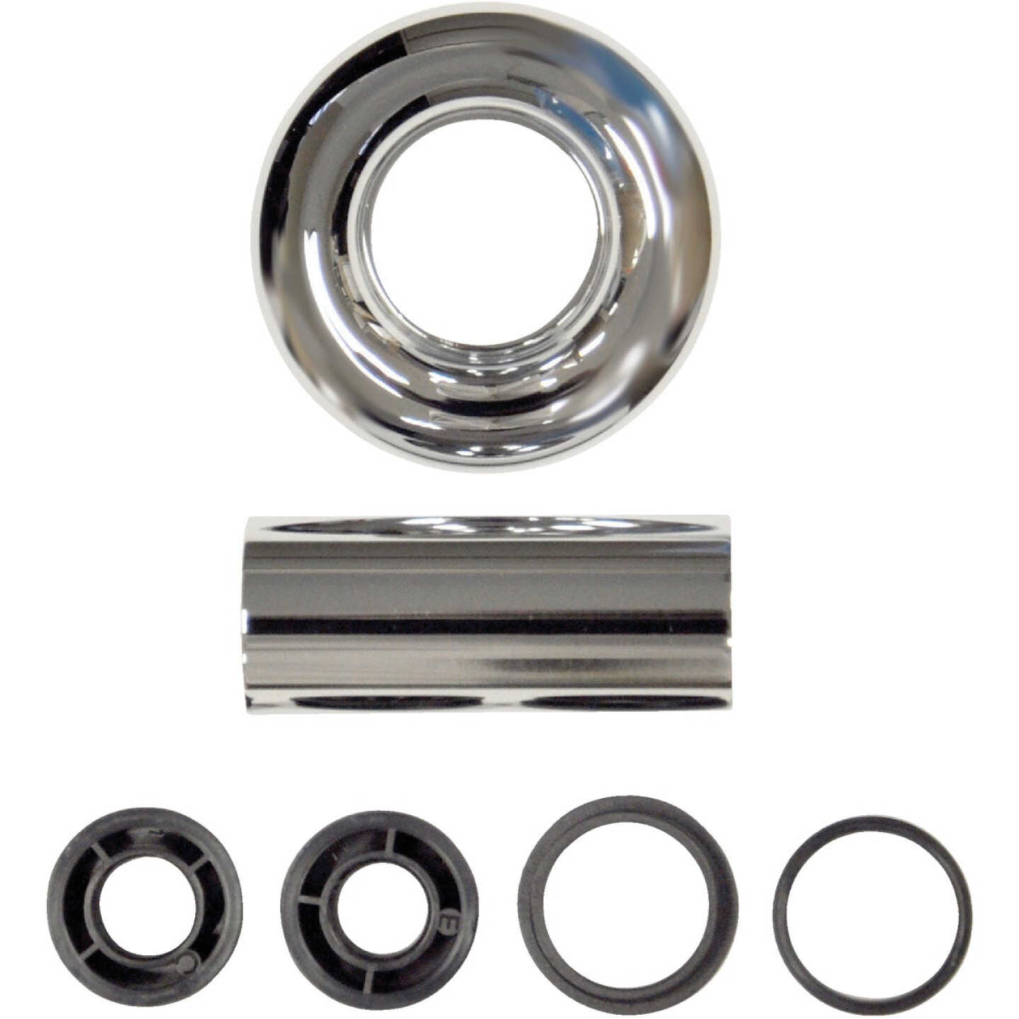 Danco Chrome Zinc & Polished Chrome Flange Image 1