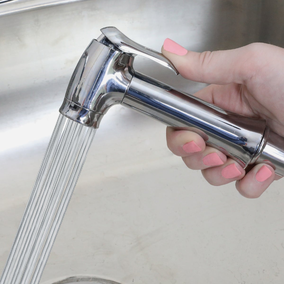 Danco Transitional Chrome Sprayer Head Image 2