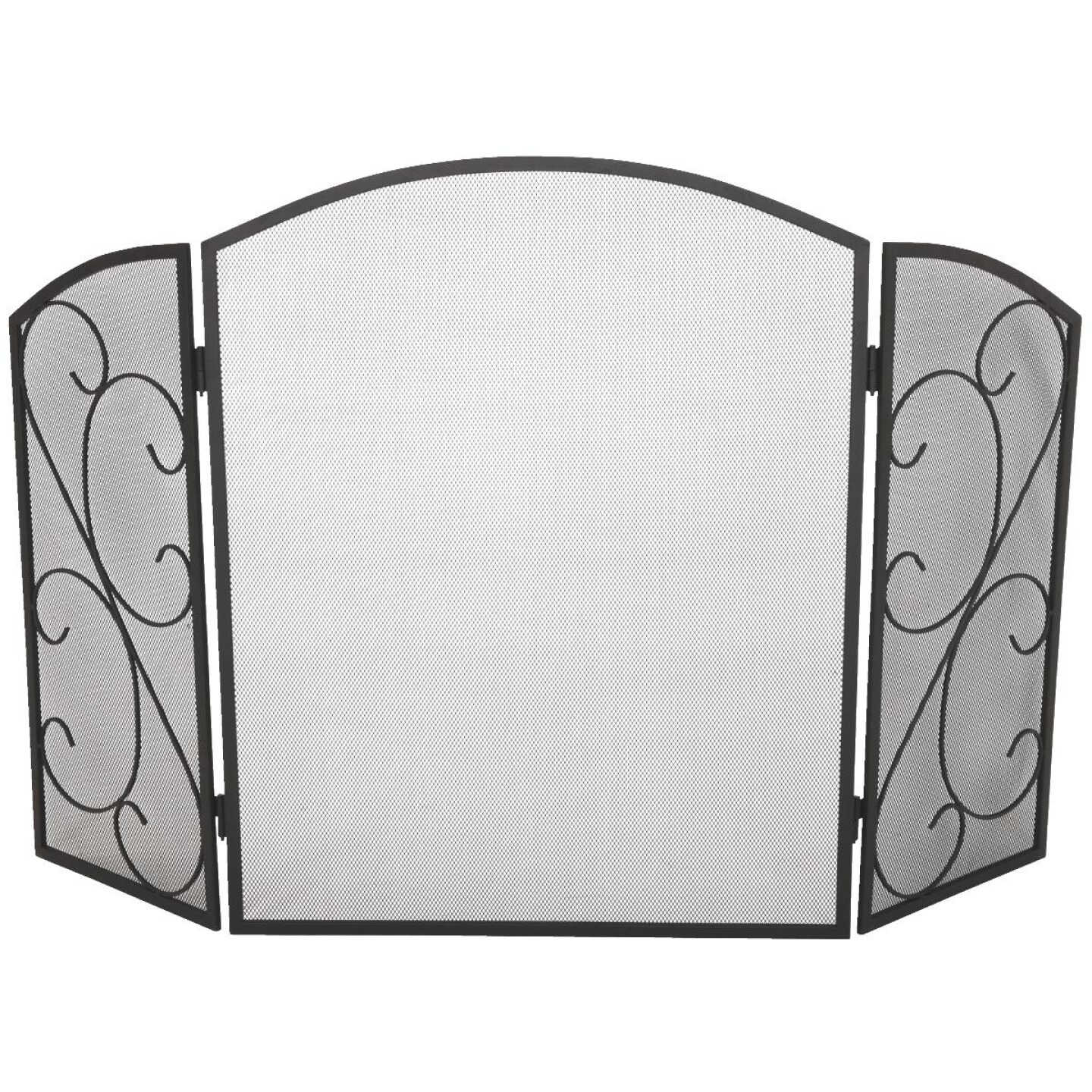 BLACK SCROLL FIRESCREEN Image 1