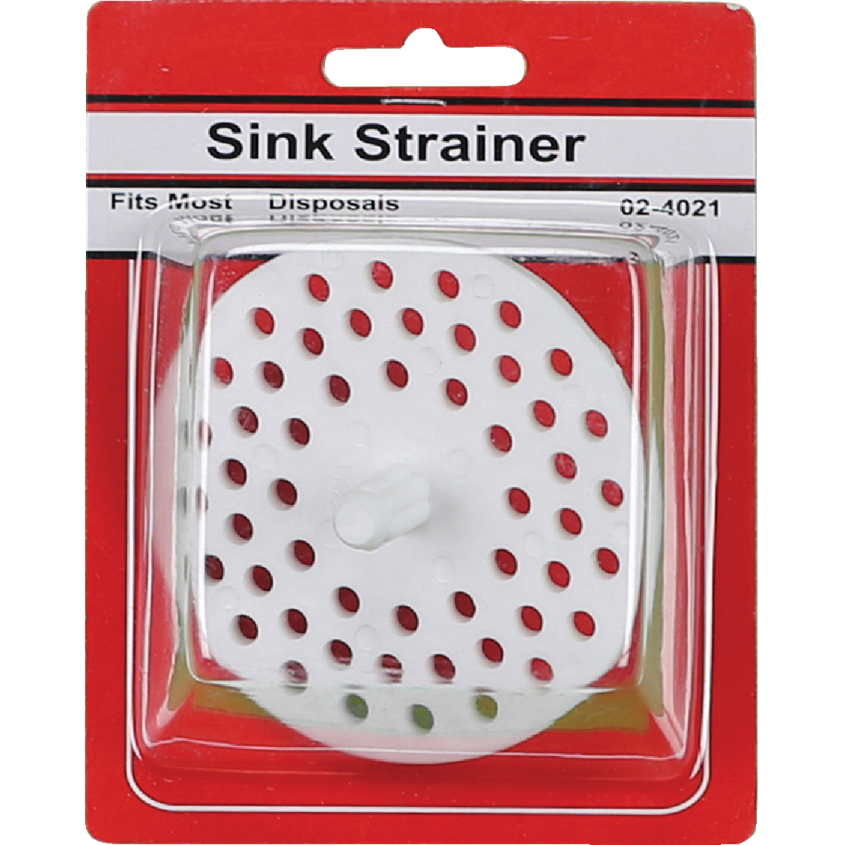 Lasco 3 In. Dia White Plastic Fit-All Disposer Strainer Image 2