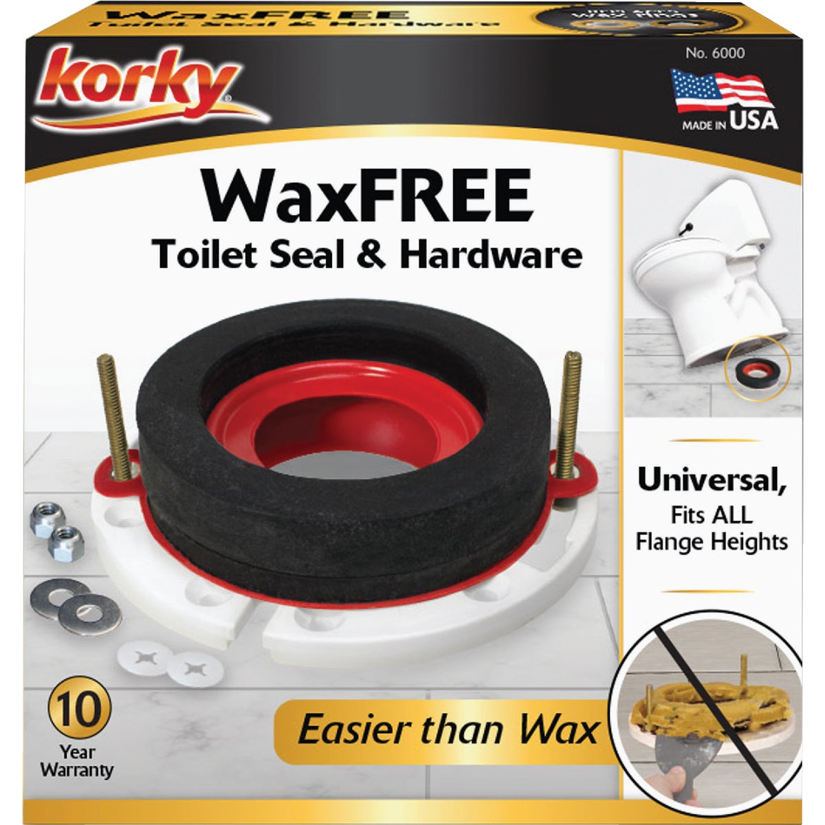 Korky Wax-Free Toilet Gasket  Image 6