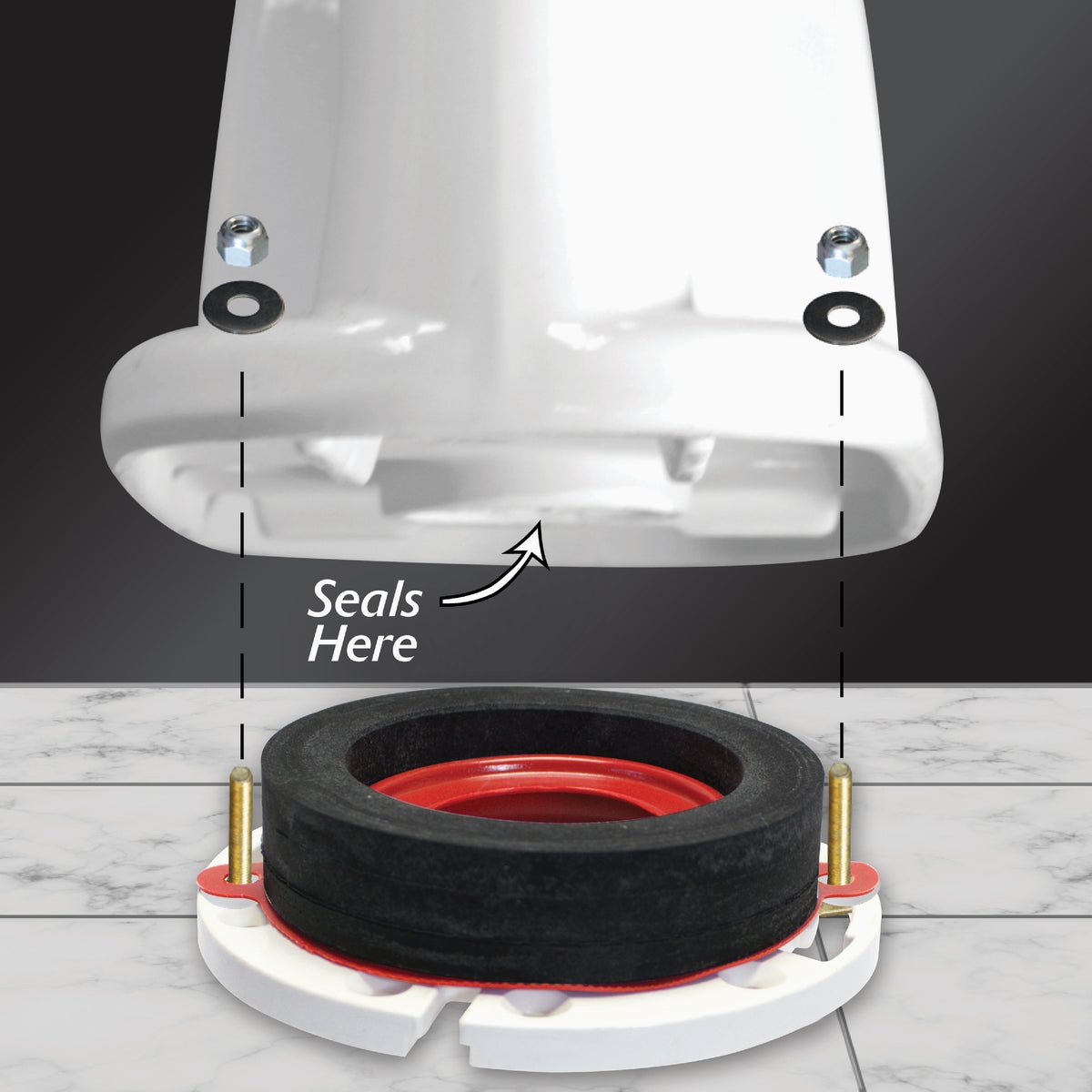 Korky Wax-Free Toilet Gasket  Image 2