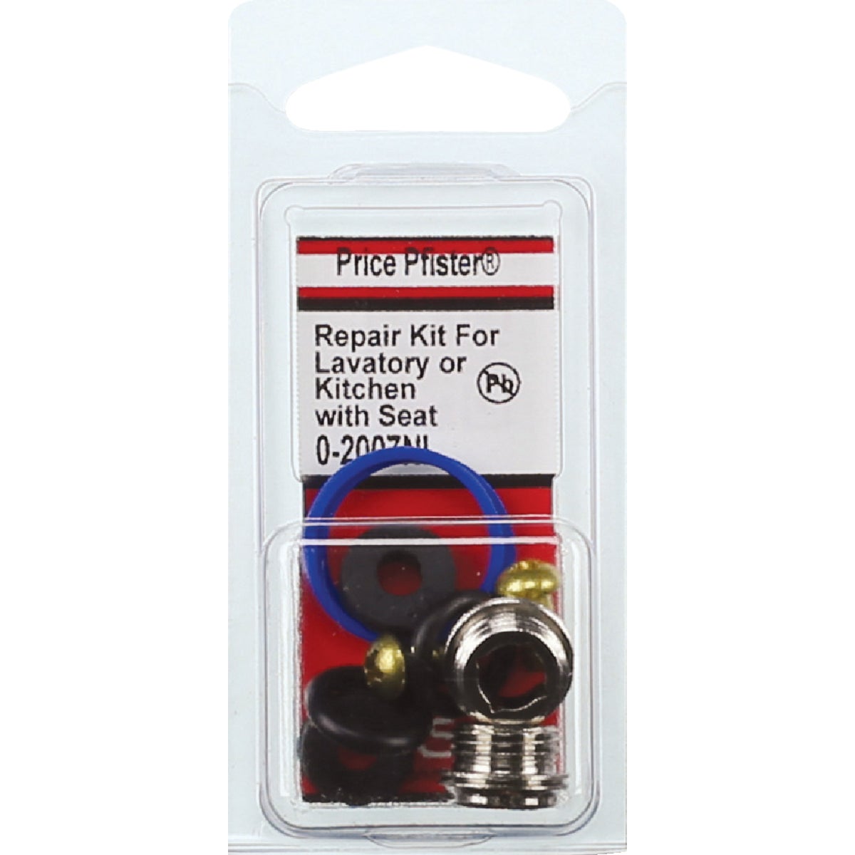 Lasco 10pc PP Stem Repair Kit with Seat Rubber, Nylon & Brass Faucet Repair Kit Image 2