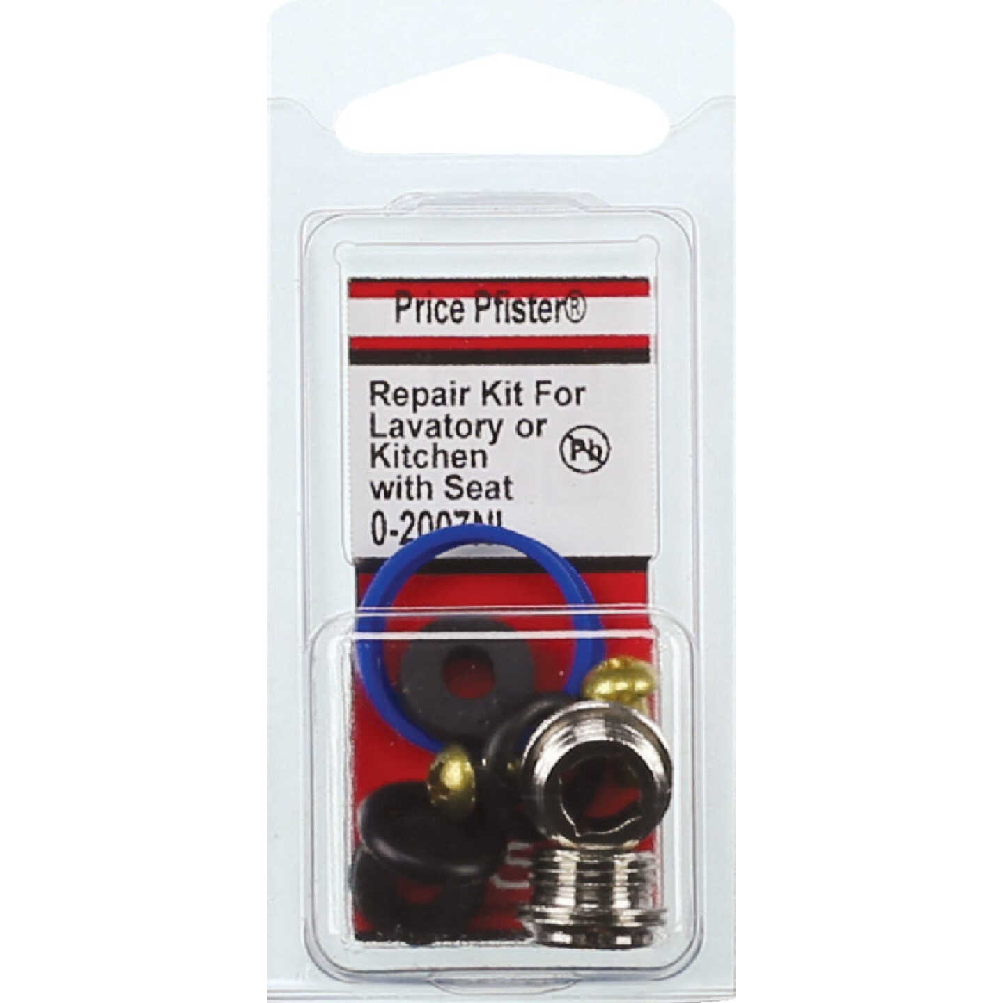 Lasco 10pc PP Stem Repair Kit with Seat Rubber, Nylon & Brass Faucet Repair Kit Image 2