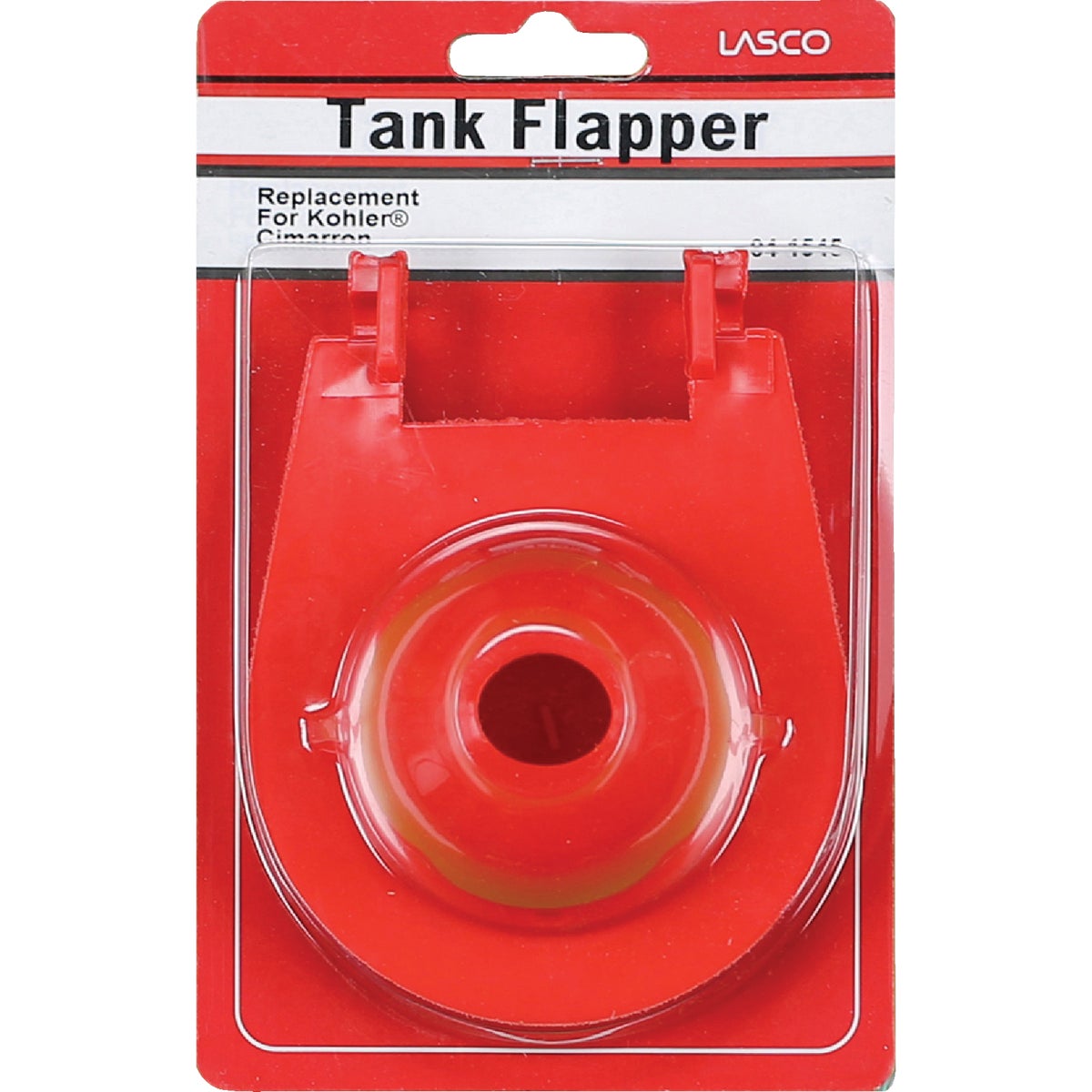 Lasco Kohler Cimarron 3-1/4 In. Red Rubber Toilet Flapper with Chain Image 2