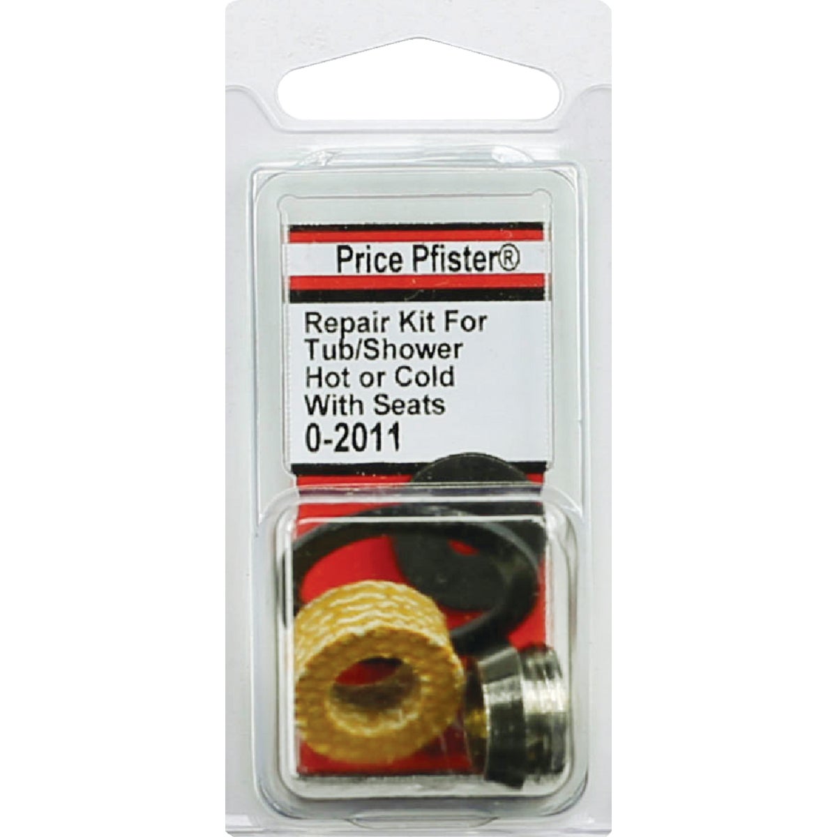 Lasco PP Tub & Shower Stem Repair Kit with Seat Rubber, Nylon & Brass Faucet Repair Kit Image 2