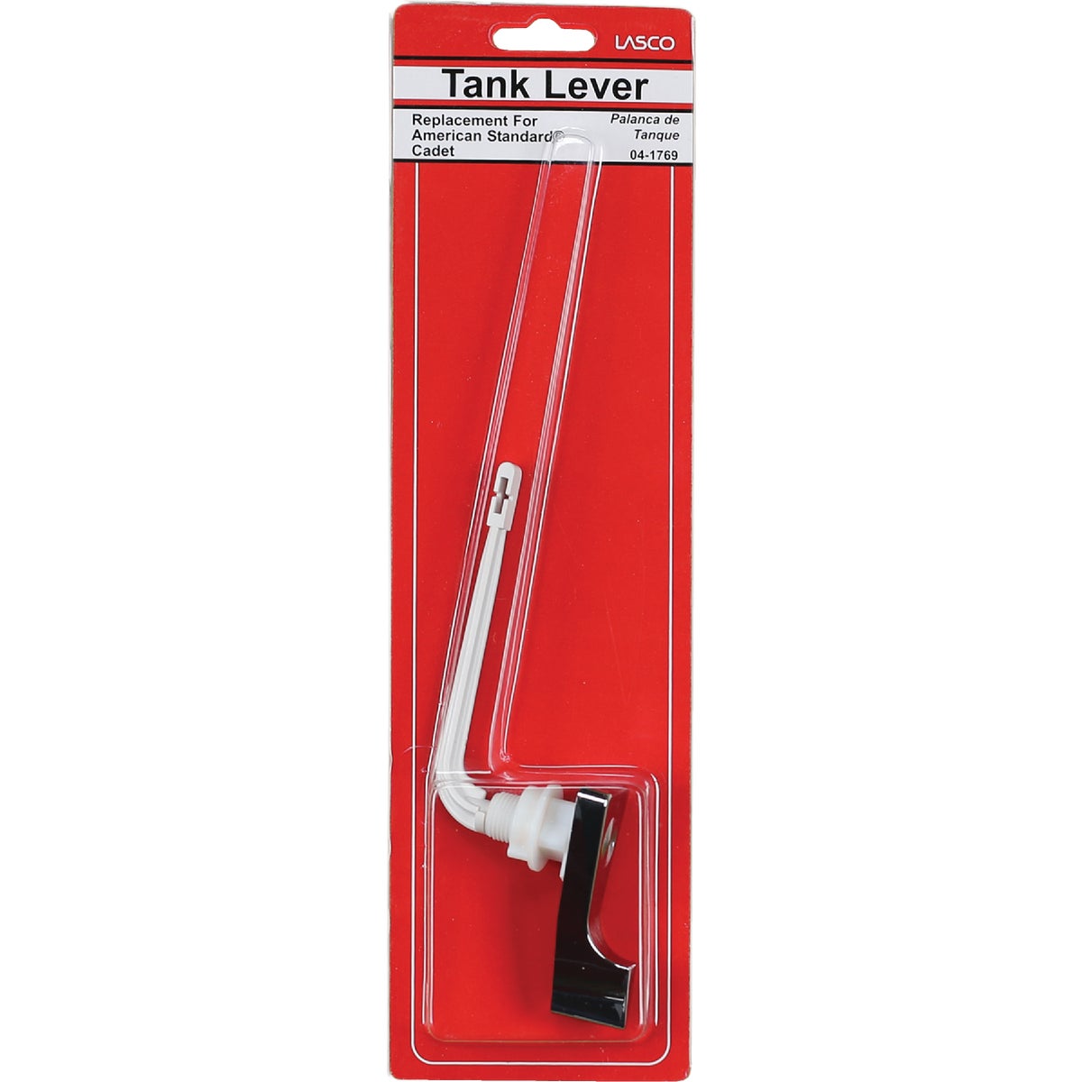 Lasco Chrome Plated Tank Lever with Plastic Arm For American Standard And Eljer Image 2