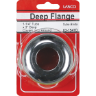 Lasco 1-1/4 In. Drain Tube Chrome Plated Box Flange Image 2