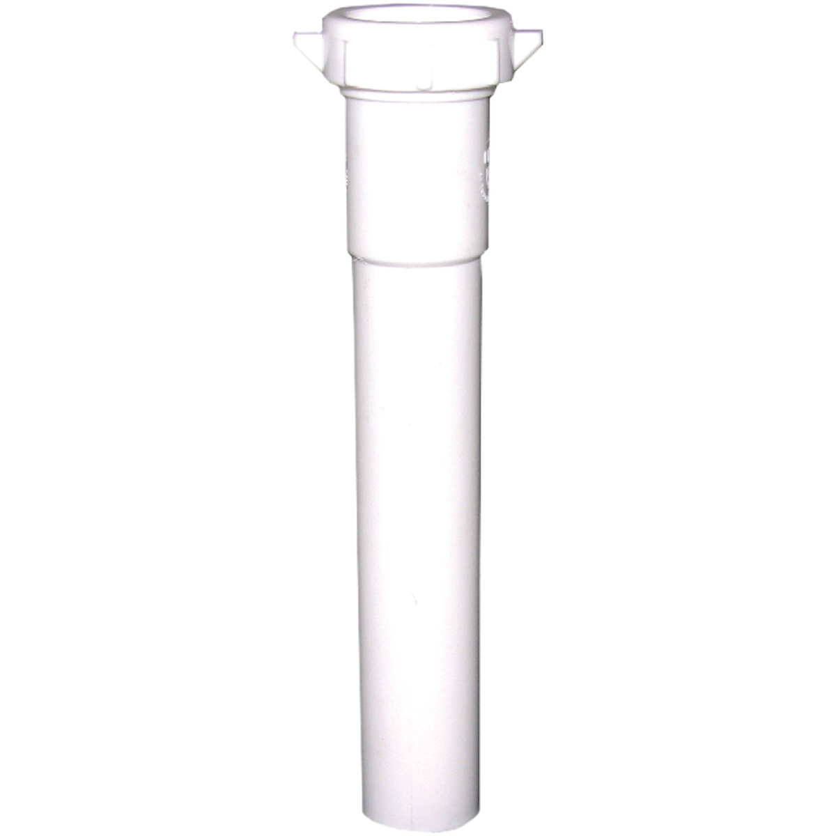 Lasco 1-1/4 In. OD x 8 In. L White Plastic Extension Tube Image 1