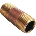Lasco 1/2 In. x 2 In. Brass Nipple Image 1