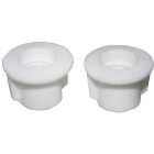 Lasco 7/16" White Plastic Toilet Seat Bolt, Includes Nuts and Washers Image 1