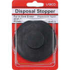 Lasco 3.50 In. Dia. Black Plastic Disposer Stopper Image 2