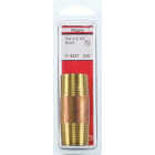 Lasco 3/4 In. x 2-1/2 In. Red Brass Nipple Image 2