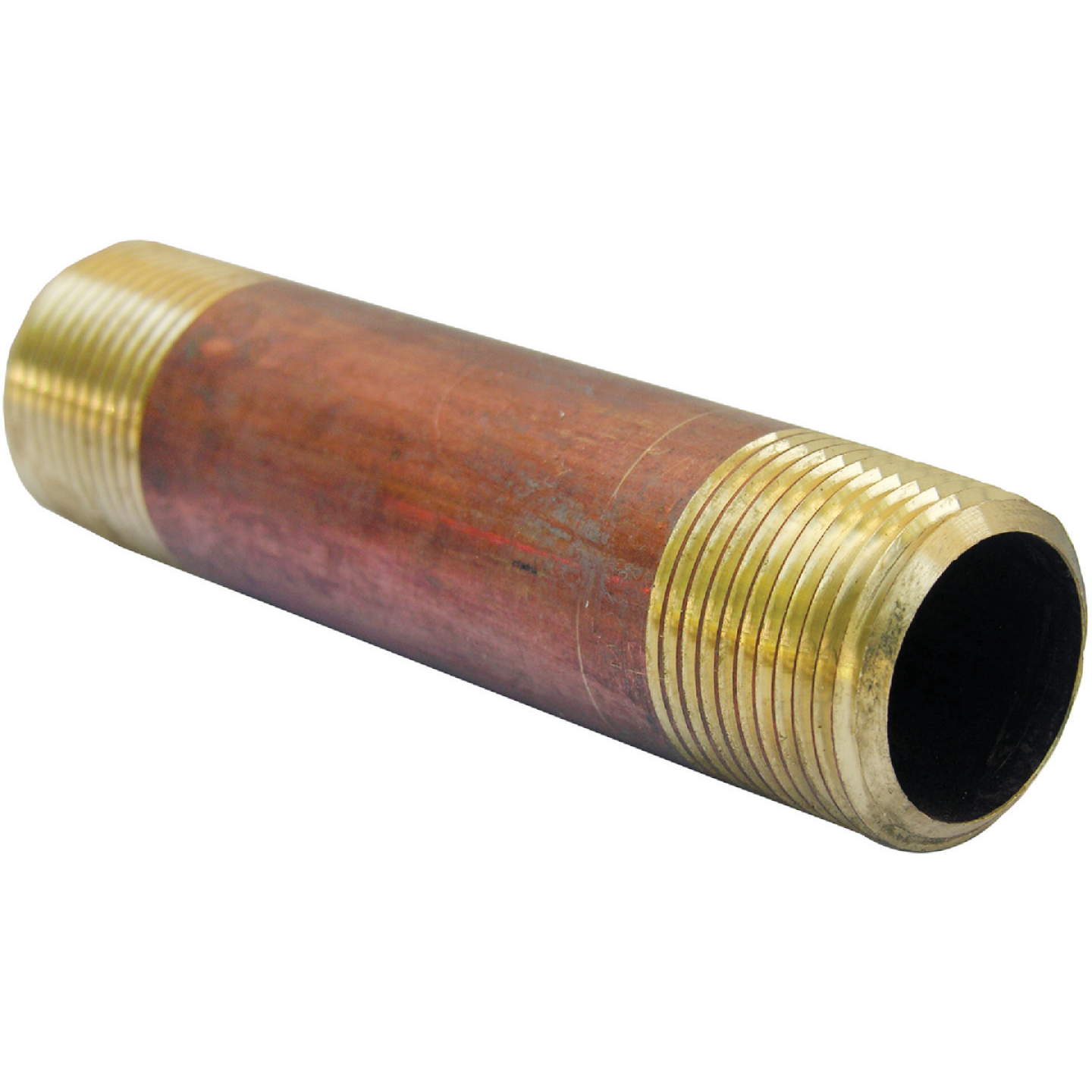 Lasco 3/4 In. x 4 In. Red Brass Nipple Image 1