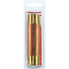 Lasco 3/4 In. x 4 In. Red Brass Nipple Image 2