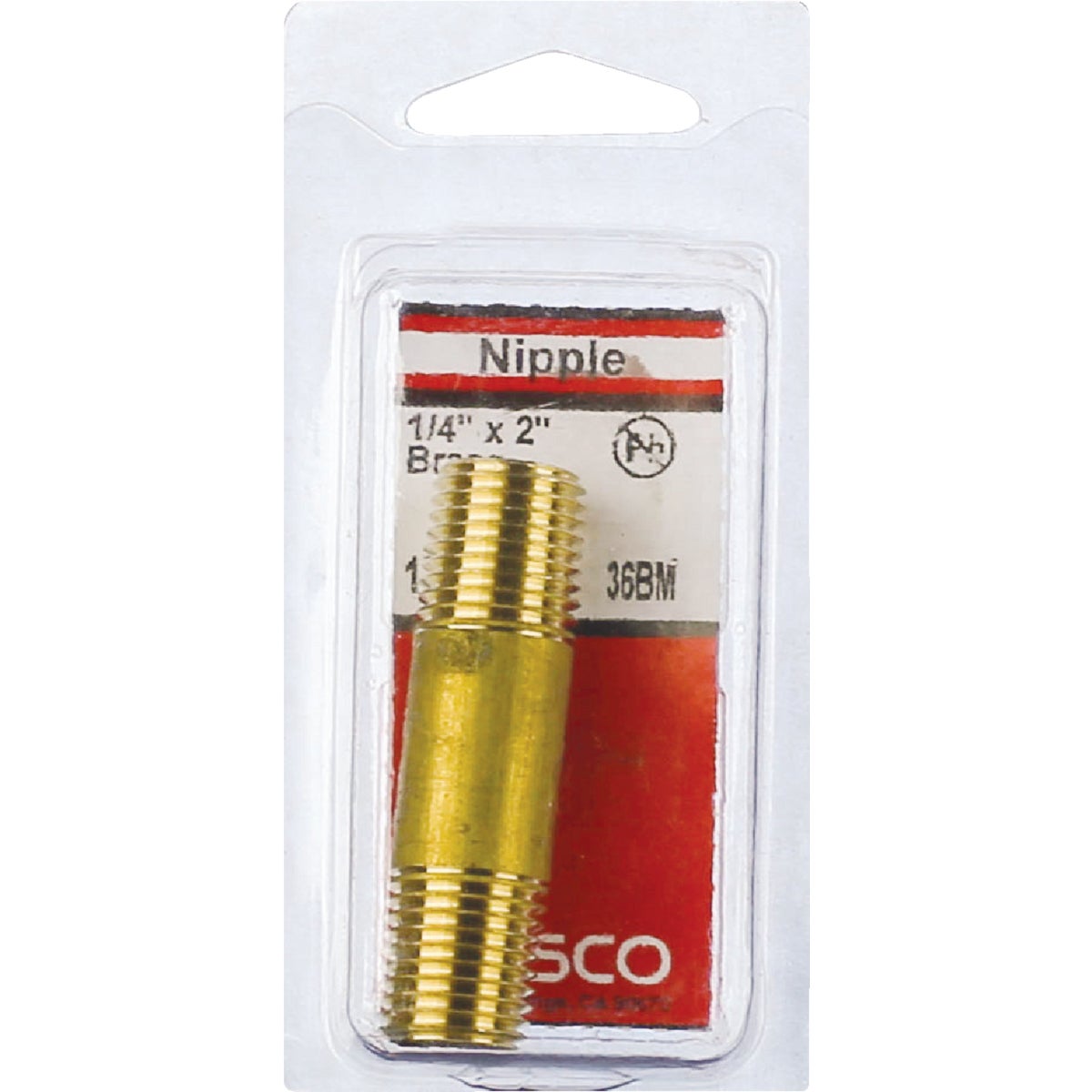 Lasco 1/4 In. x 2 In. Brass Nipple Image 2