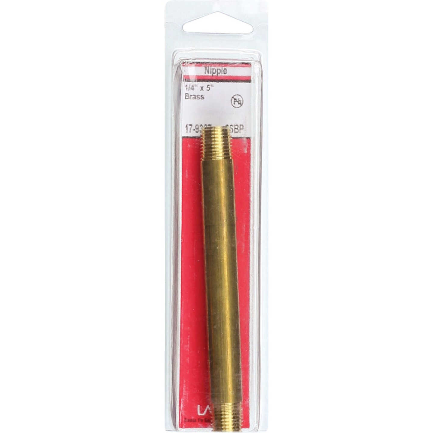 Lasco 1/4 In. x 5 In. Brass Nipple Image 2