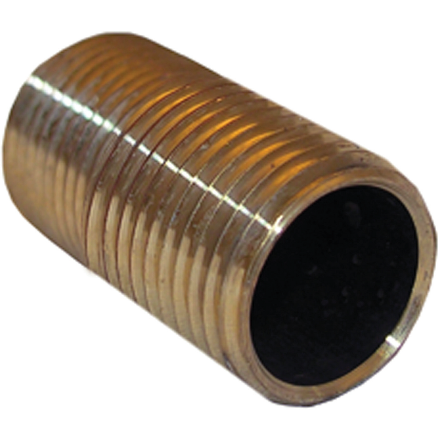 Lasco 3/8 In. x Close Brass Nipple Image 1