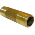 Lasco 3/8 In. MPT x 1-1/2 In. Short Brass Nipple Image 1