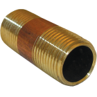 Lasco 1/2 In. MPT x 1-1/2 In. Short Brass Nipple Image 1