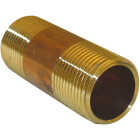 Lasco 3/4 In. x 2 In. Brass Nipple Image 1