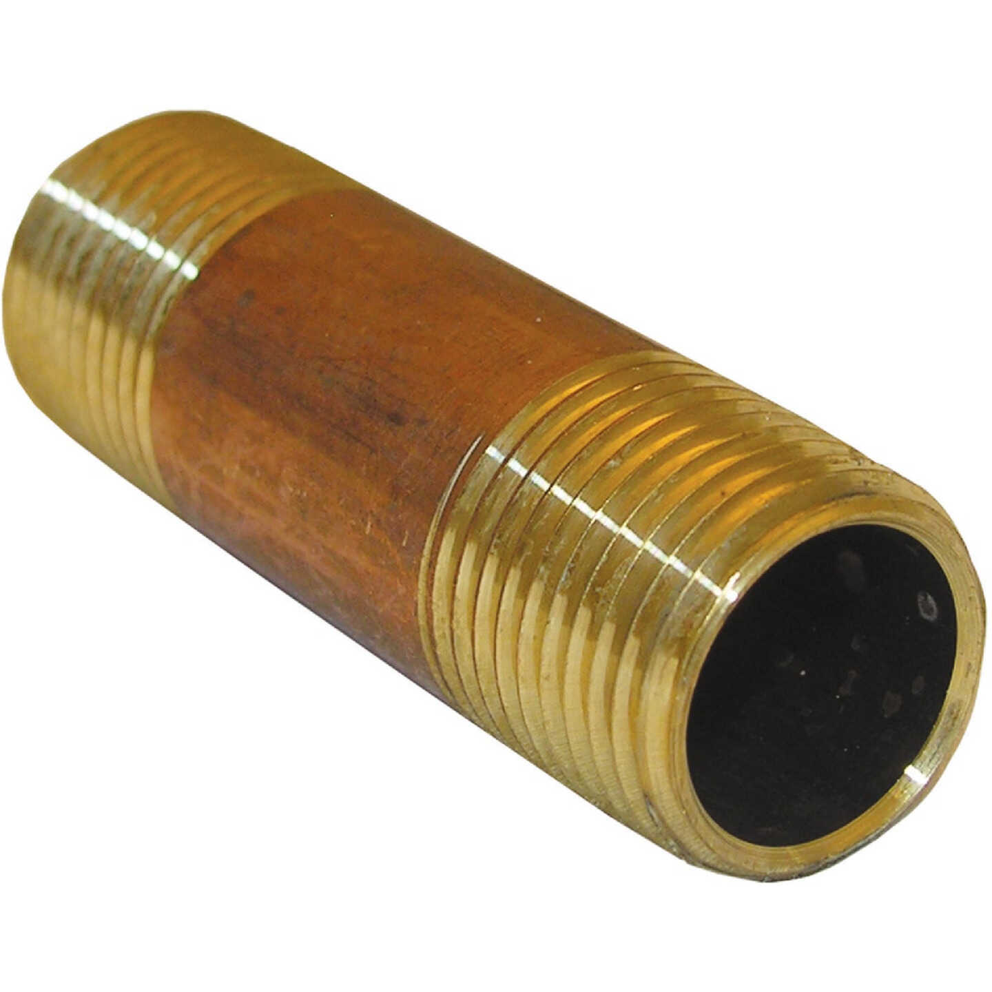 Lasco 1/2 In. x 2-1/2 In. Brass Nipple Image 1