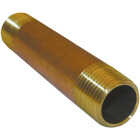 Lasco 1/2 In. x 5 In. Brass Nipple Image 1