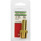 Lasco 3/8 In. MPT x 1/2 In. Brass Hose Barb Adapter Image 2