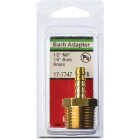 Lasco 1/2 In. MPT x 1/4 In. Brass Hose Barb Adapter Image 2
