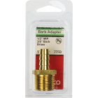 Lasco 1/2 In. MPT x 3/8 In. Brass Hose Barb Adapter Image 2