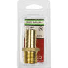 Lasco 1/2 In. MPT x 5/8 In. Brass Hose Barb Adapter Image 2