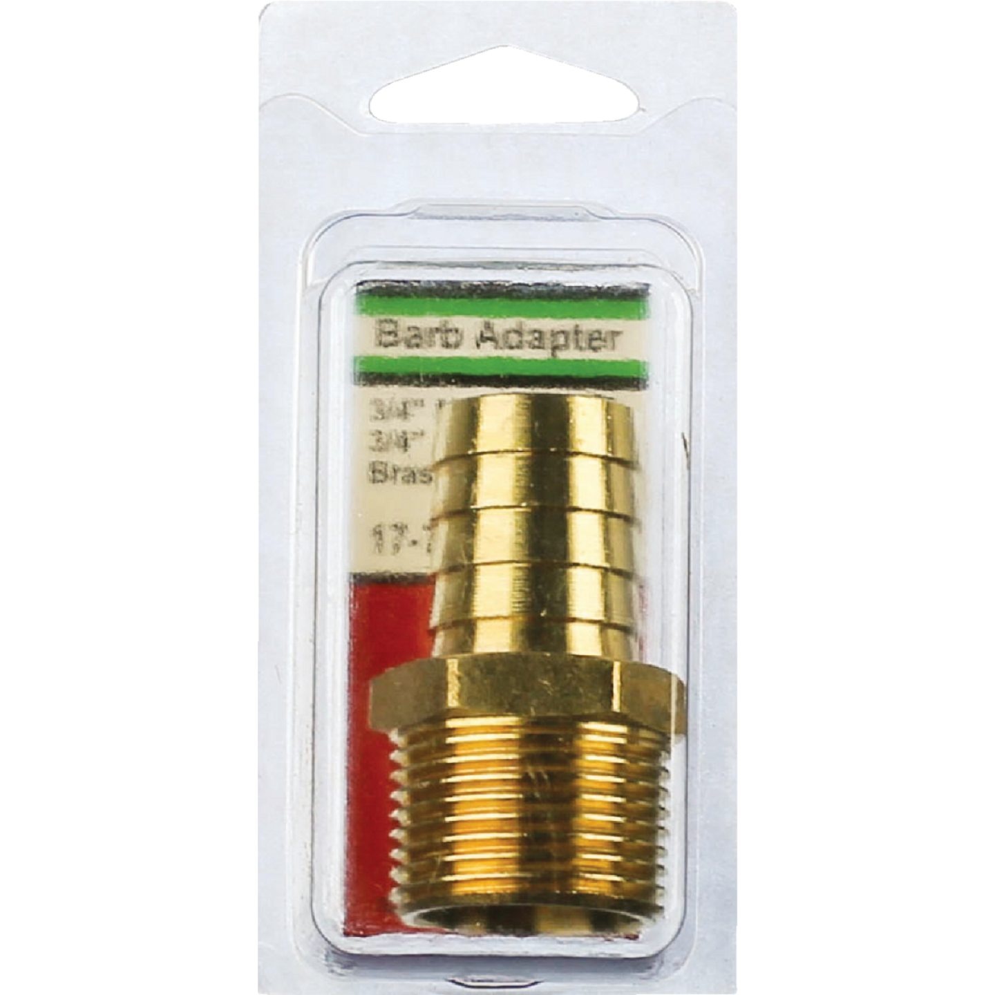 Lasco 3/4 In. MPT x 3/4 In. Brass Hose Barb Adapter Image 2