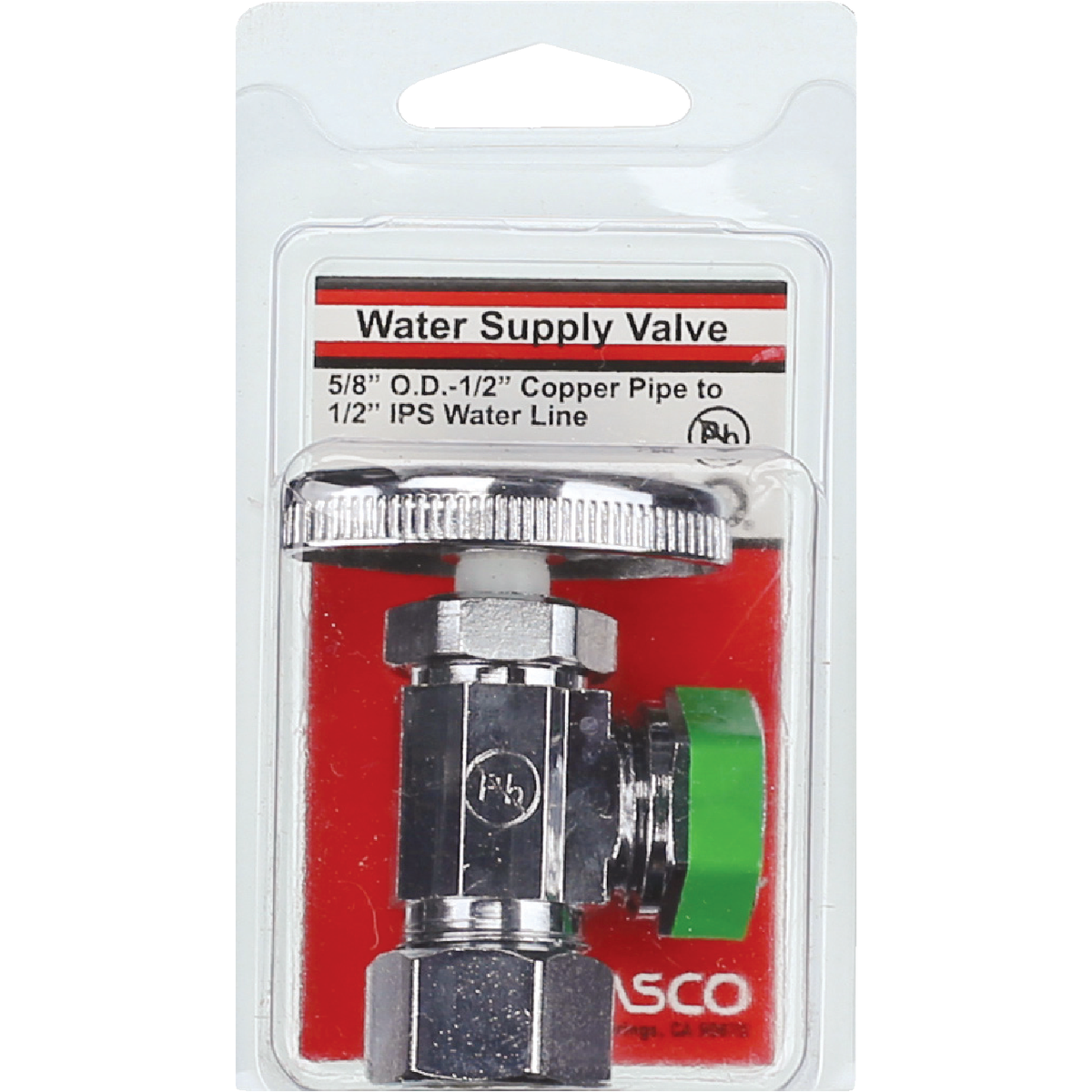 Lasco 5/8 In. Comp Inlet x 1/2 In. IP S-J Outlet Multi-Turn Style Angle Valve Image 2