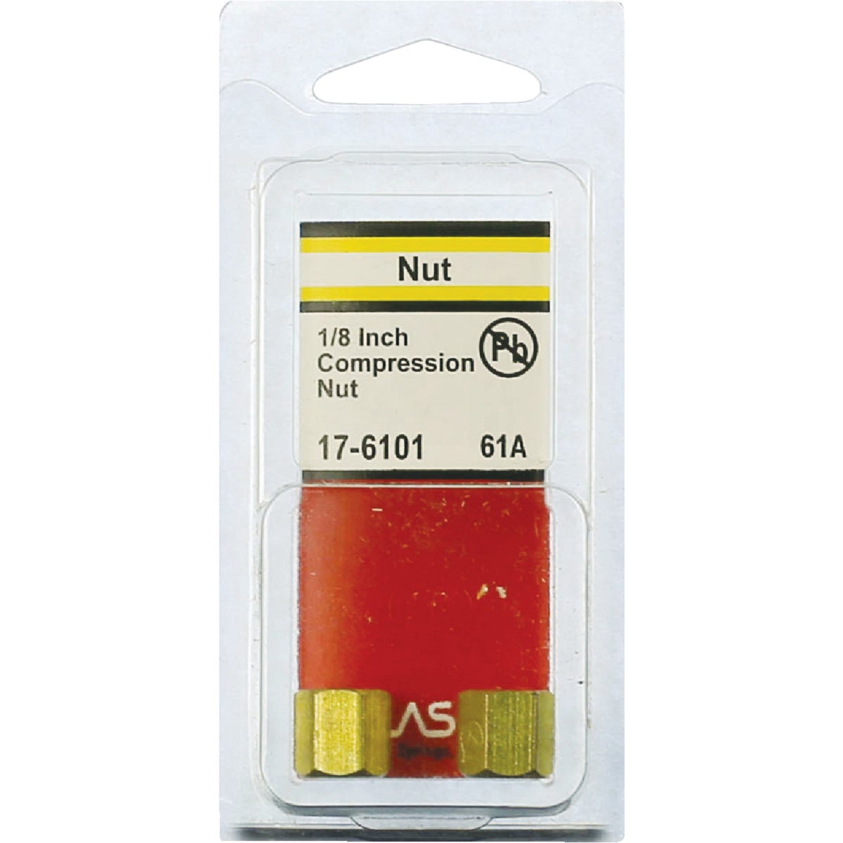Lasco 1/8 In. Brass Compression Nut (2-Pack) Image 2