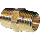 Lasco 1/2 In. MPT x 1/2 In. MPT Brass Hex Nipple Image 1