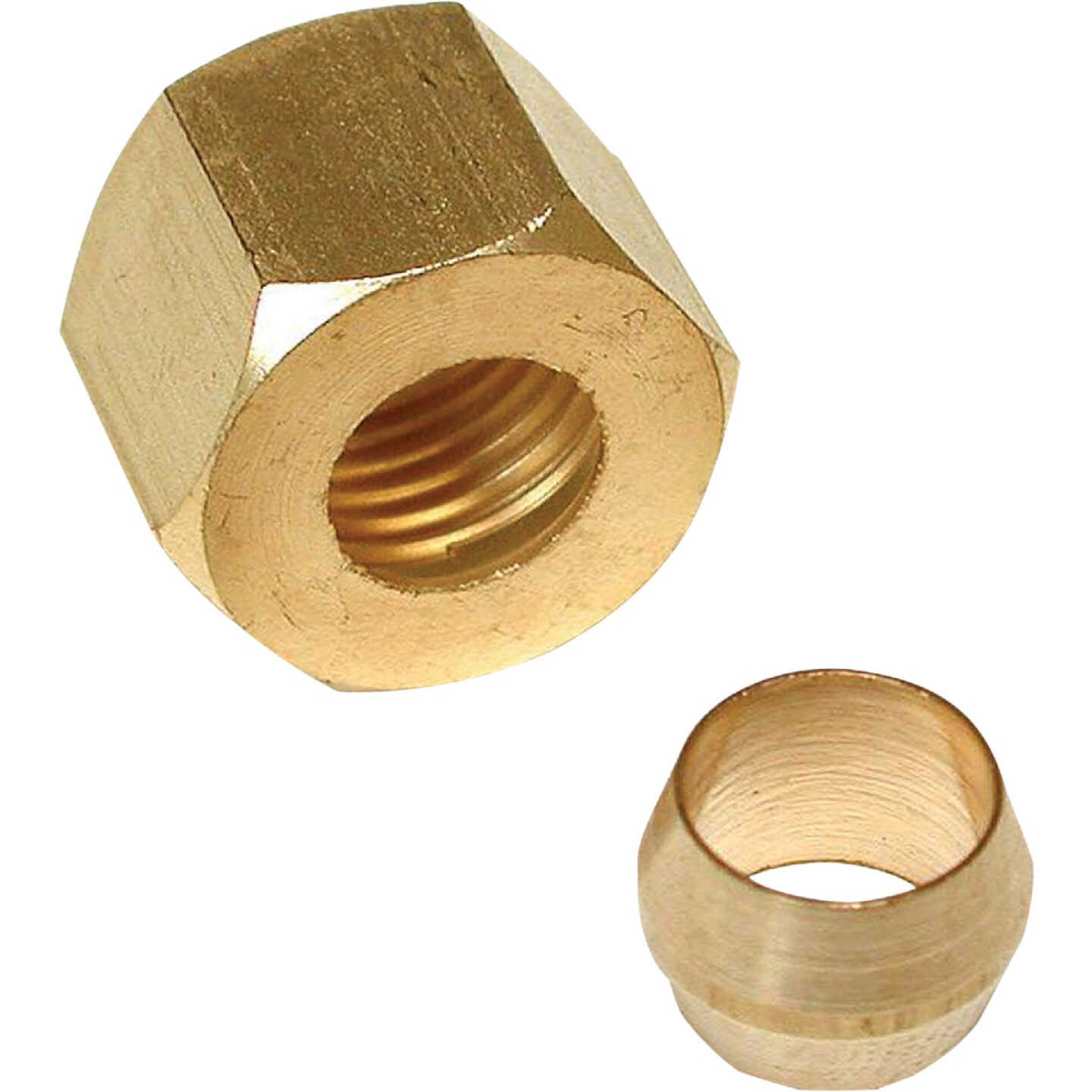 Lasco 1/4 In. Compression Nut and Sleeve Image 1