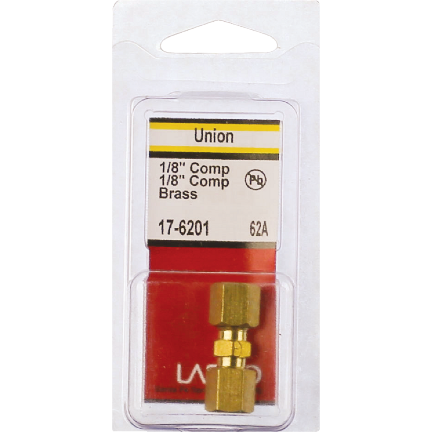 Lasco 1/8 In. x 1/8 In. Brass Compression Union Image 2