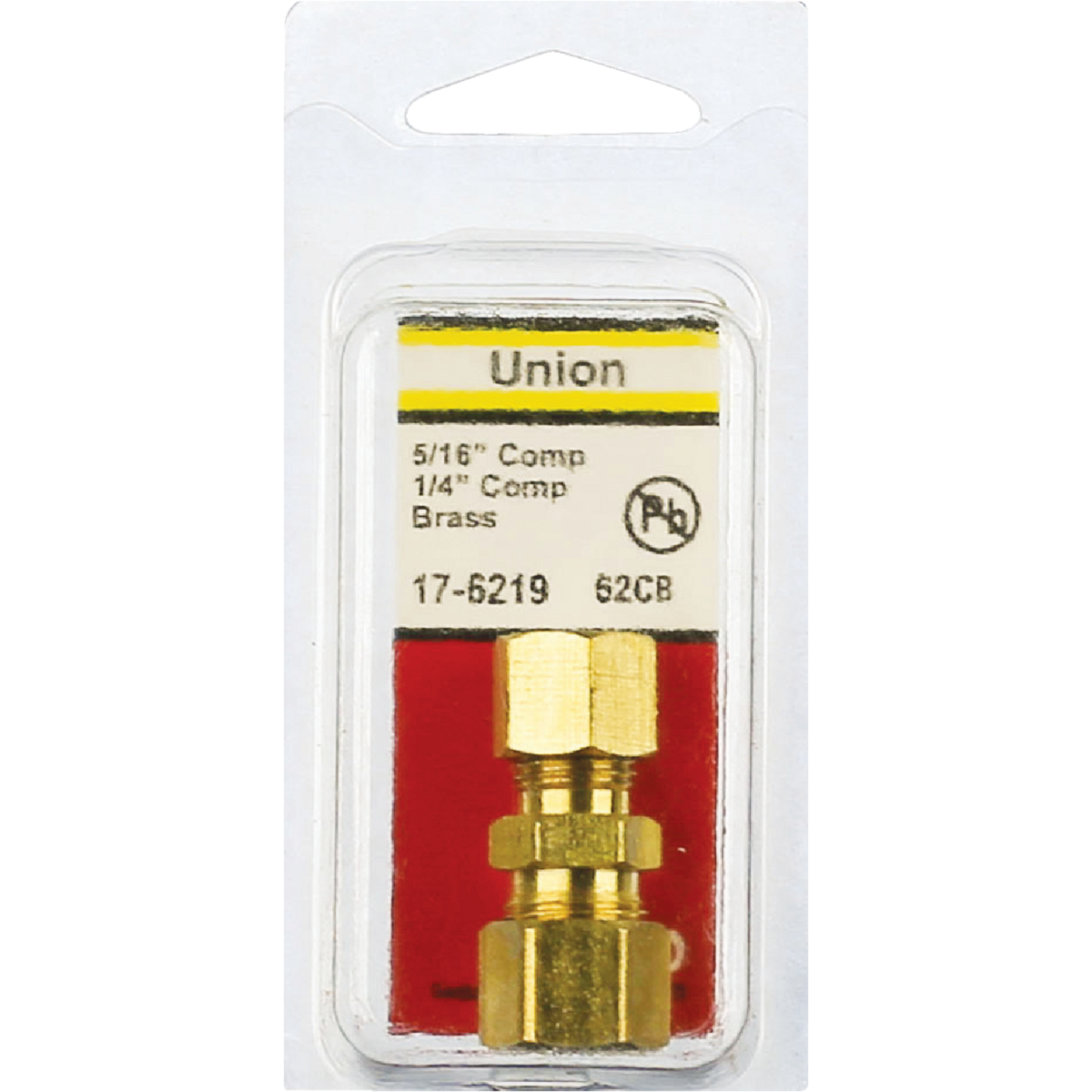 Lasco 5/16 In. x 1/4 In. Brass Reducing Compression Union Image 2