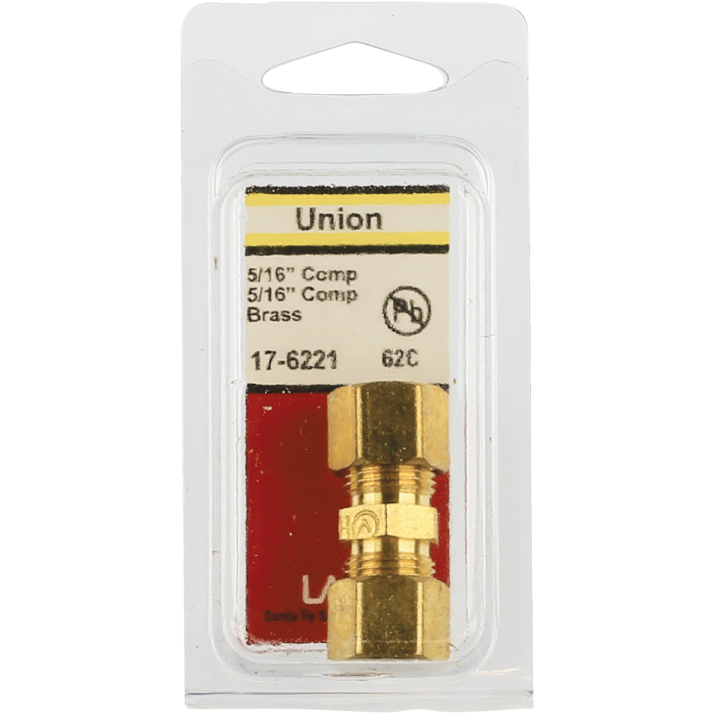 Lasco 5/16 In. x 5/16 In. Brass Compression Union Image 2